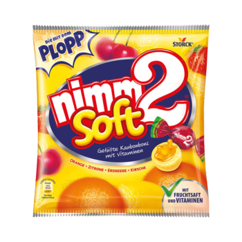 nimm2 Soft, gefüllte Kaubonbons mit Vitaminen, 195g